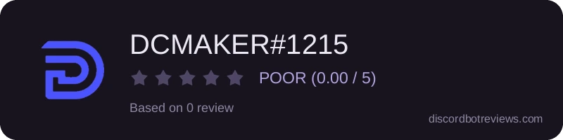 Rating widget preview for DCMAKER#1215