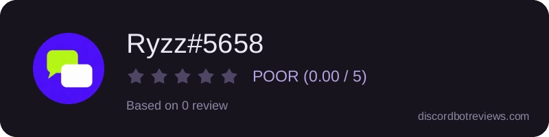 Rating widget preview for Ryzz#5658