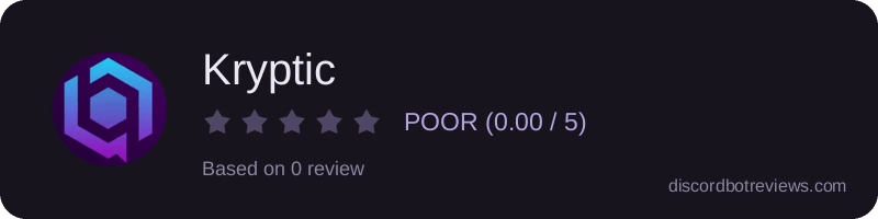 Rating widget preview for Kryptic