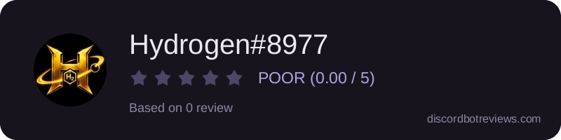 Rating banner for Hydrogen#8977
