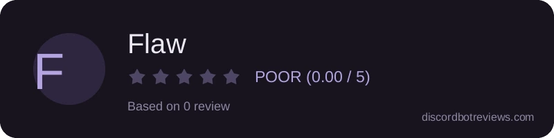 Rating banner for Flaw