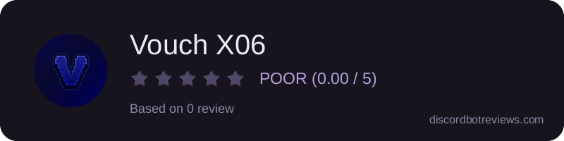 Rating banner for Vouch X06