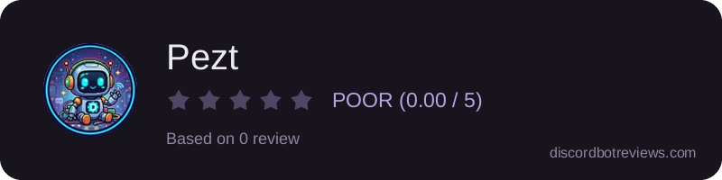 Rating widget preview for Pezt