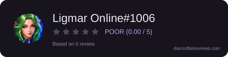 Rating widget preview for Ligmar Online#1006