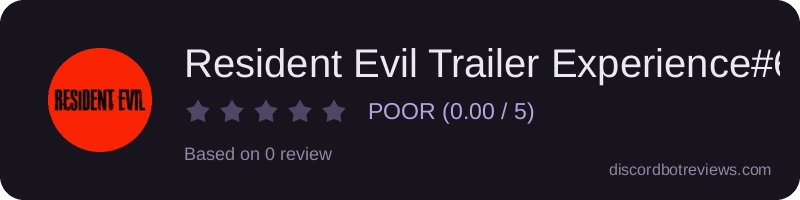 Rating banner for Resident Evil Trailer Experience#6927