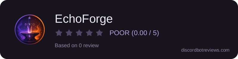 Rating widget preview for EchoForge