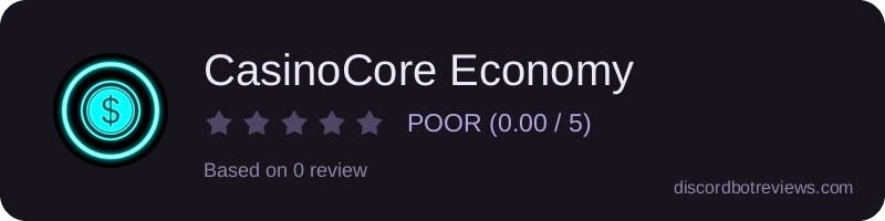 Rating widget preview for CasinoCore Economy