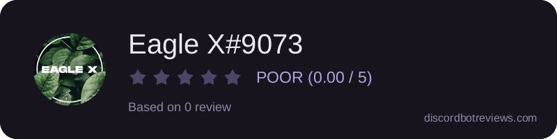 Rating banner for Eagle X#9073