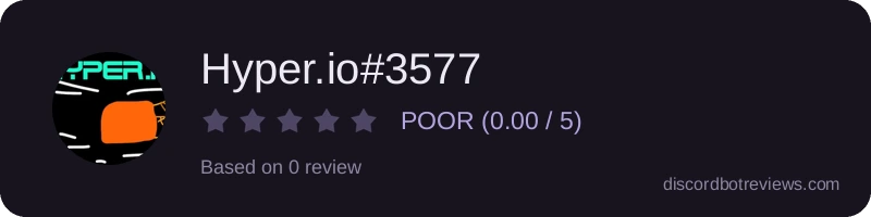 Rating widget preview for Hyper.io#3577