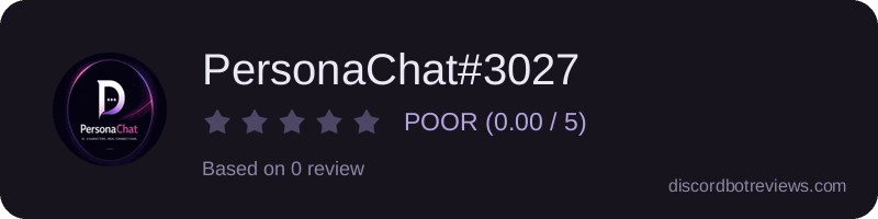 Rating widget preview for PersonaChat#3027