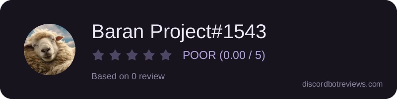 Rating widget preview for Baran Project#1543
