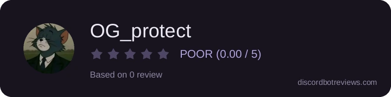 Rating widget preview for OG_protect