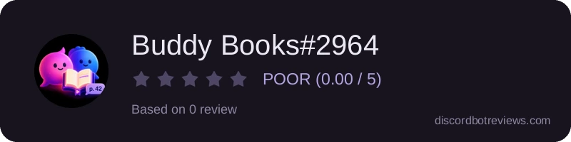 Rating banner for Buddy Books#2964