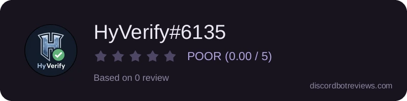 Rating widget preview for HyVerify#6135