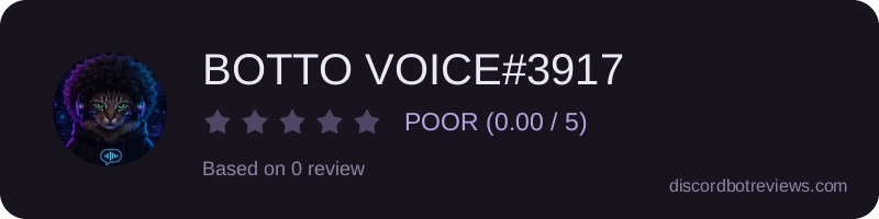 Rating banner for BOTTO VOICE#3917