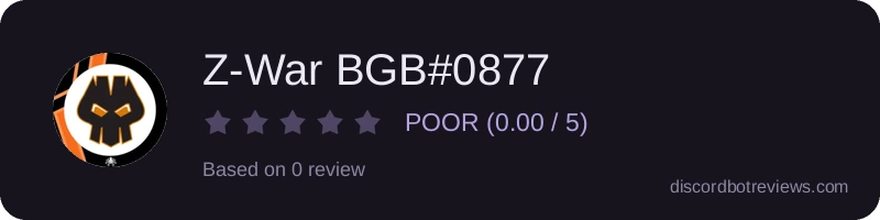 Rating widget preview for Z-War BGB#0877