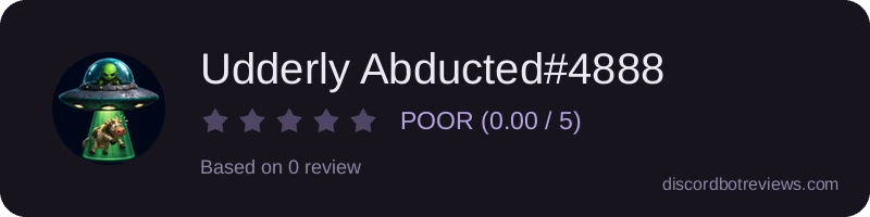 Rating widget preview for Udderly Abducted#4888