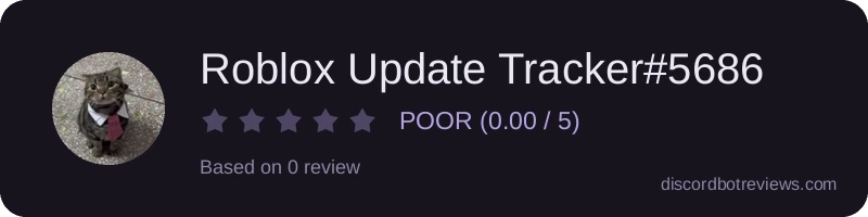 Rating widget preview for Roblox Update Tracker#5686