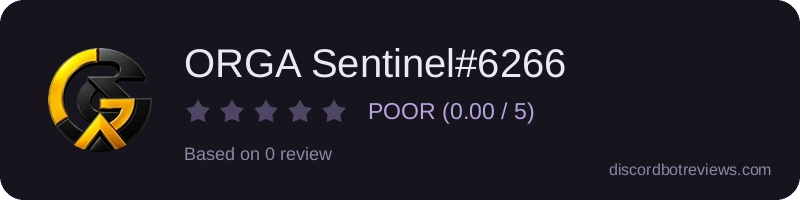 Rating widget preview for ORGA Sentinel#6266