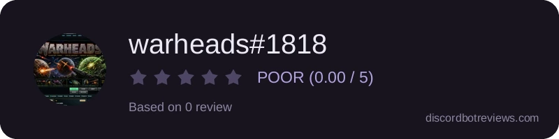 Rating widget preview for warheads#1818