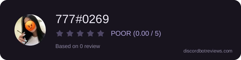 Rating widget preview for 777#0269