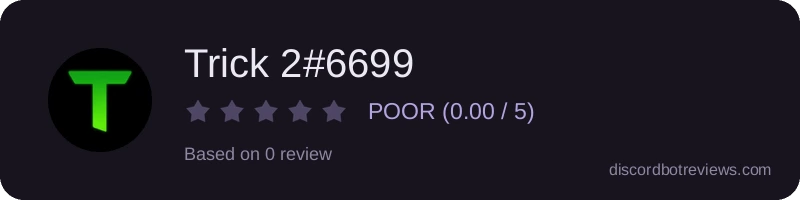 Rating widget preview for Trick 2#6699