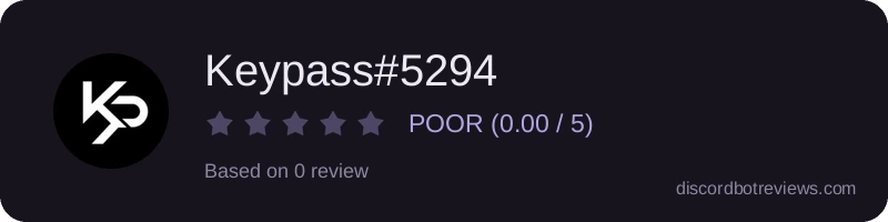 Rating banner for Keypass#5294