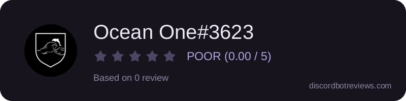 Rating banner for Ocean One#3623