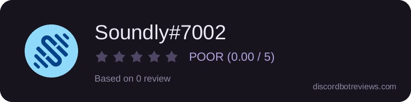Rating banner for Soundly#7002