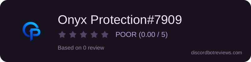 Rating banner for Onyx Protection#7909