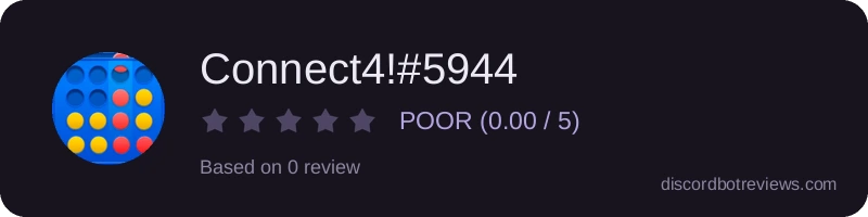 Rating banner for Connect4!#5944