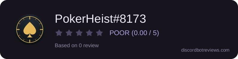 Rating banner for PokerHeist#8173