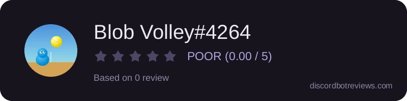 Rating banner for Blob Volley#4264