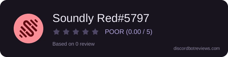 Rating banner for Soundly Red#5797