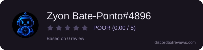 Rating banner for Zyon Bate-Ponto#4896
