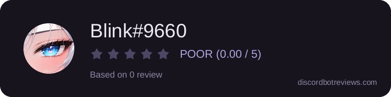 Rating banner for Blink#9660