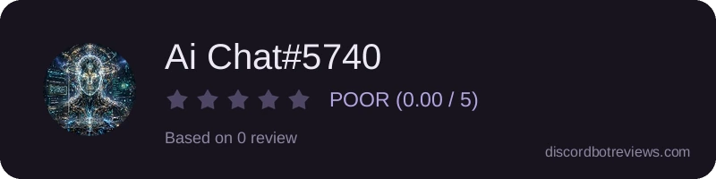 Rating banner for Ai Chat#5740