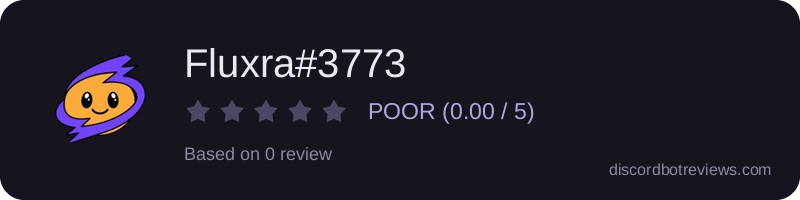 Rating banner for Fluxra#3773