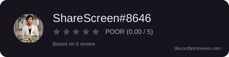 Rating banner for ShareScreen#8646