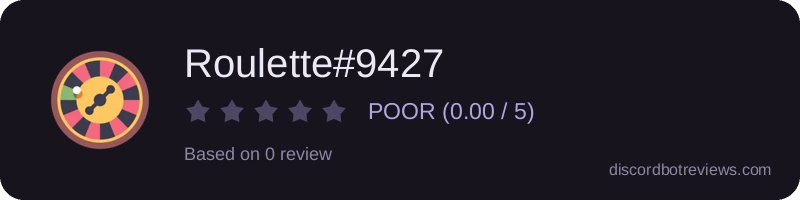 Rating banner for Roulette#9427