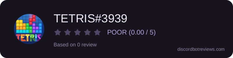 Rating banner for TETRIS#3939