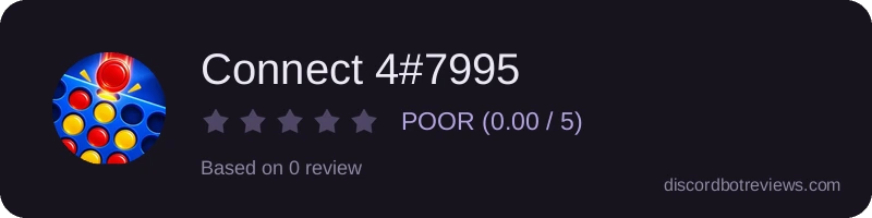 Rating banner for Connect 4#7995
