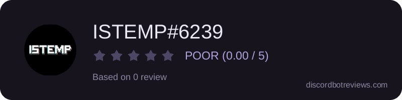 Rating banner for ISTEMP#6239