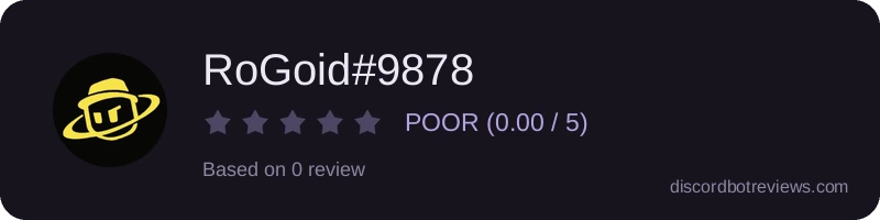 Rating banner for RoGoid#9878