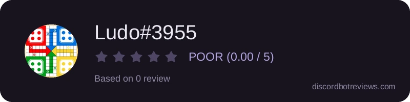Rating banner for Ludo#3955