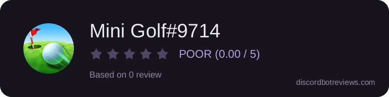 Rating banner for Mini Golf#9714