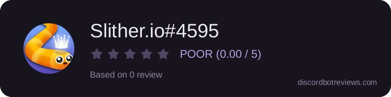 Rating banner for Slither.io#4595