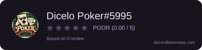 Rating banner for Dicelo Poker#5995