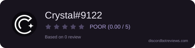 Rating banner for Crystal#9122