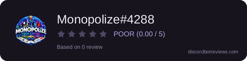 Rating banner for Monopolize#4288
